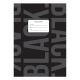 Cuaderno universitario tapa flexifle BLACK 80 hojas 80 grs - x1u