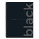 Cuaderno universitario tapa flexifle BLACK 80 hojas 80 grs - x1u