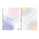 Cuaderno universitario tapa dura Degrade 120 hojas 80 grs - x1u