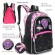 Mochila Gothic not cute con llavero 32x45x15cm 18 Pulg - x1u