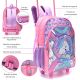 Mochila carro Unicornio 30x40x12cm 16 Pulg; x1u