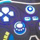 Mochila Gamer game over con llavero 32x45x15cm 18 Pulg - x1u