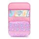 Cartuchera desplegable con velcro Think Happy Lettering smile sparkle 23x16cm - x1u