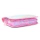 Cartuchera desplegable con velcro Think Happy Lettering smile sparkle 23x16cm - x1u