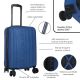 Valija Urban Mode Hard ABS Azul 28 pulg doble rueda, expandible, cerradura de combinacion TSA x1u