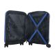 Valija Urban Mode Hard ABS Azul 24 pulg doble rueda, expandible, cerradura de combinacion TSA x1u