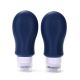 Set Envases Para Rellenar Viaje X 2 Unidades de 90 ml de silicona y sopapa Wanderlust - x1u