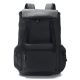 Mochila Go portanotebook 43x30x16cm 17 pulg. Con solapa y hebillas. Tela impermeable - x1u