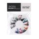Nail Art en disco strass multicolor - x1u