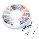 Nail Art en disco strass multicolor - x1u