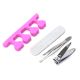 set uñas manicuria y pedicuria - x4u