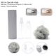 Set x4 spa de viaje con neceser -esponja pompom -jabonera -peine -porta cepillos x4u