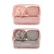 Set spa de viaje con neceser, esponja pompom, jabonera, peine, porta cepillos x4u