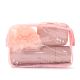 Set spa de viaje con neceser, esponja pompom, jabonera, peine, porta cepillos x4u