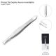 Pinza de depilar acero inoxidable x1u