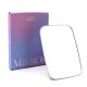 Espejo cuadrado doble cara con aumento y soporte 20x15cm x1u