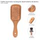 Cepillo neumatico rectangular desenredante de bambu - x1u