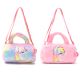 Bandolera barrel Fur Baby unicornio con manijas 20x12x11.5cm - x1u
