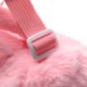 Bandolera barrel Fur Baby unicornio con manijas 20x12x11.5cm - x1u