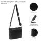 Bandolera Brighton dos cierres 30x22x8cm - x1u