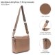 Bandolera Brighton dos cierres 30x22x8cm - x1u