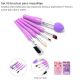 Set brocha para maquillaje de ojos y rostro - Uso profesional - x5u