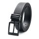 Cinto hombre 3.5 cm Negro con 3 pasadores metalicos negros Go incluye caja - x1u