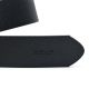 Cinto hombre 3.5 cm Negro con 3 pasadores metalicos negros Go incluye caja - x1u