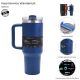 Vaso termico Wanderlust con bombilla 1200ml; x1u