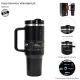 Vaso termico Wanderlust con bombilla 1200ml; x1u