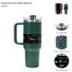 Vaso termico Wanderlust con bombilla 1200ml; x1u