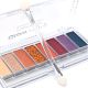 Sombras para ojos cristal x 8 tonos con aplicador x24u.