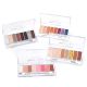 Sombras para ojos cristal x 8 tonos con aplicador x24u.