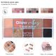 Sombras para ojos combinadas x 10 tonos - x24u