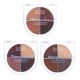 Sombras para ojos combinadas x 4 tonos x12u