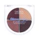 Sombras para ojos combinadas x 4 tonos x12u