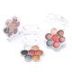 Sombras para ojos flor combinadas x 6 tonos x24u.
