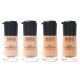 Base de maquillaje fluida envase de vidrio con difusor - x12u
