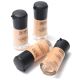 Base de maquillaje fluida envase de vidrio con difusor - x12u