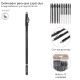 Delineador Lapiz para ojos duo con sacapuntas x12u.