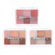 Sombras para ojos combinadas x 6 tonos x24u.