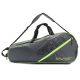 Bolso raquetero Tenis con doble compartimento capacidad hasta 6 raquetas  76x32x16 cm tela Nylon; x