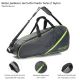 Bolso raquetero Tenis con doble compartimento capacidad hasta 6 raquetas  76x32x16 cm tela Nylon; x