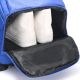 Mochila Paletero Padel con zapatero y portanotebook. Tela impermable con detalle picado. 47x32x41 c