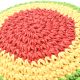 Sombrero capelina tejida multicolor simil crochet - x1u