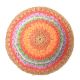 Sombrero capelina tejida multicolor simil crochet x1u