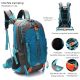 Mochila Camping 55x33x23 cm  45L con armazón externo incluye covertor para lluvia x1u