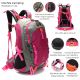 Mochila Camping 55x33x23 cm 45L con armazón externo incluye covertor para lluvia x1u