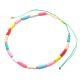 Collar canutillos multicolor x1u.