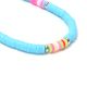 Collar canutillos turquesa x1u.